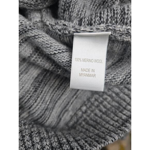 Duluth Alaskan Hardgear‎ Wateroff Merino Wool Sweater Mens XL Gray Heather Knit - Picture 12 of 14